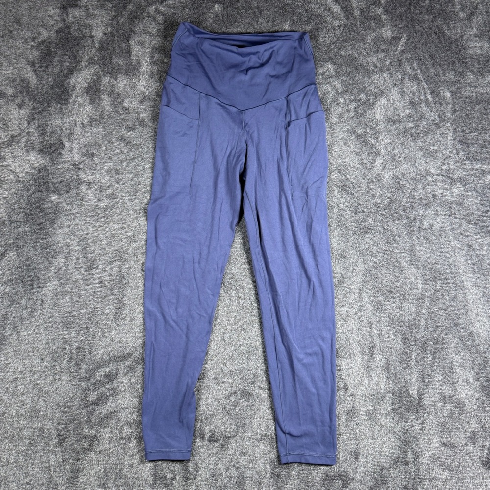 OFFLINE by Aerie Real Me 7/8 Leggings Hi-Rise Short Inseam Navy Blue Size M